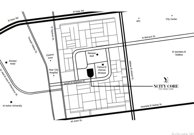 NCity Core Mall in Nasr City by INMA Developments