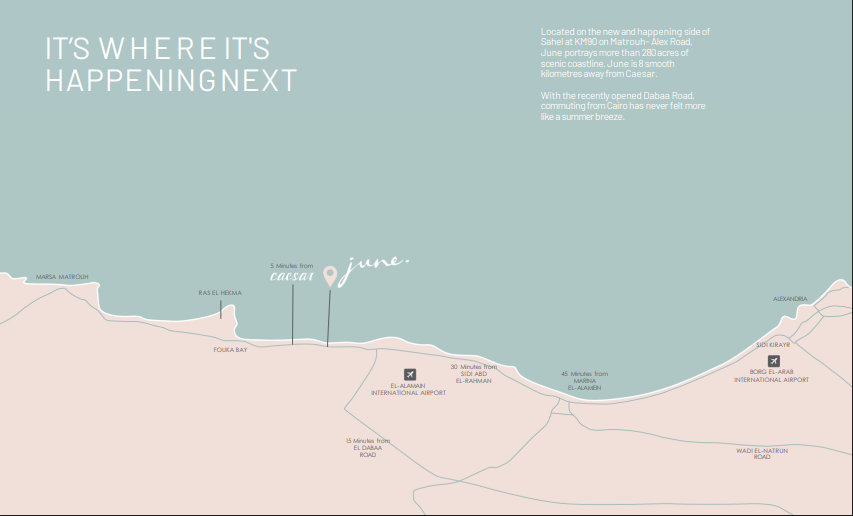 قرية جون رأس الحكمة 2 موقع جون الساحل الشمالي
