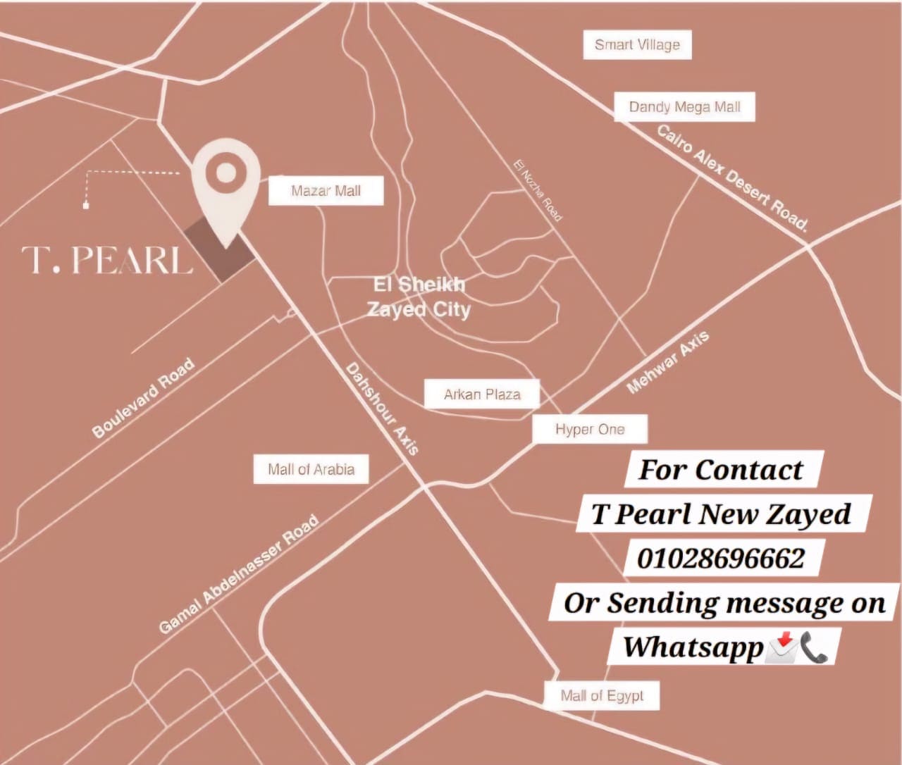 تي بيرل زايد الجديدة 2 Location T Pearl