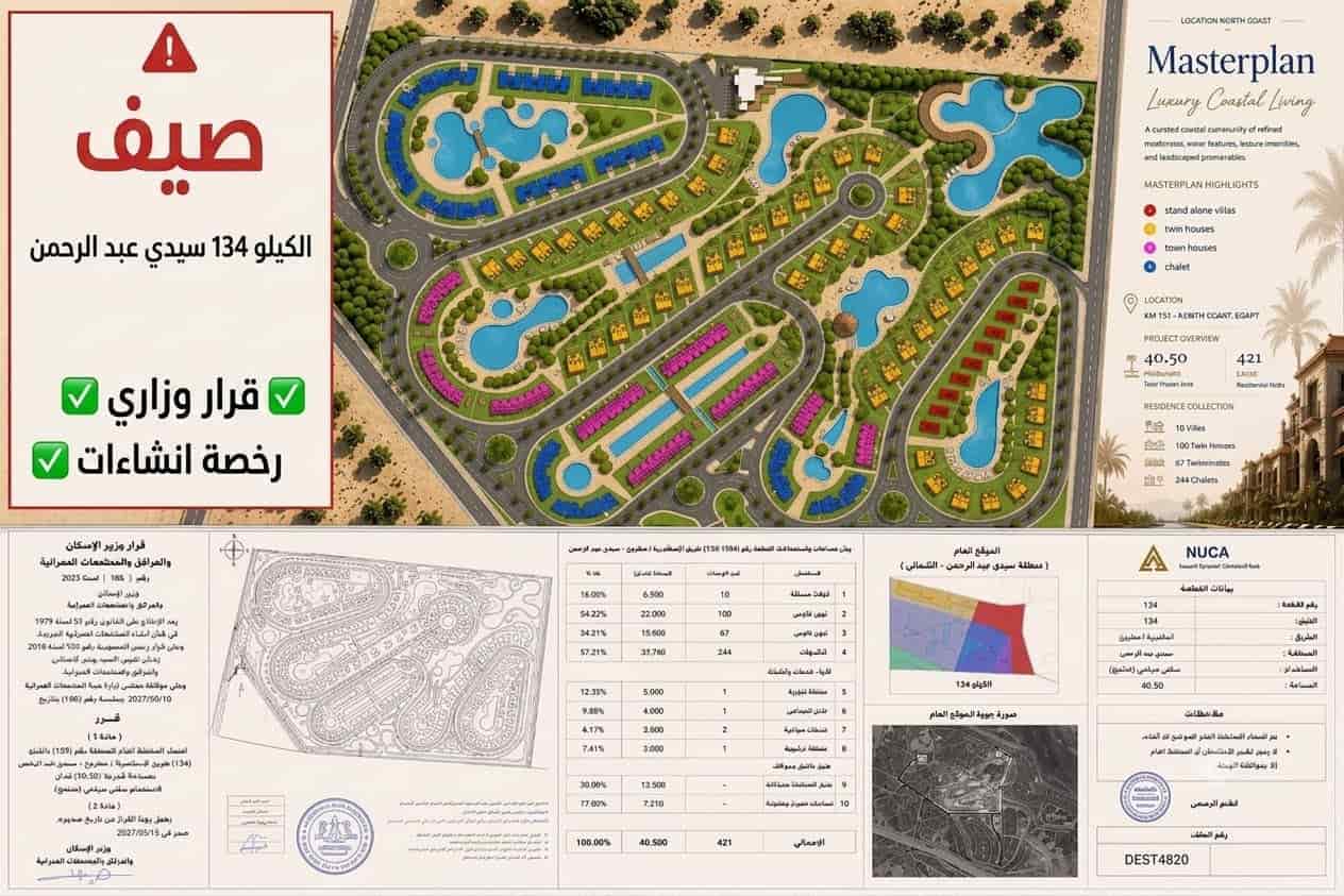 موقع قرية صيف الساحل الشمالي