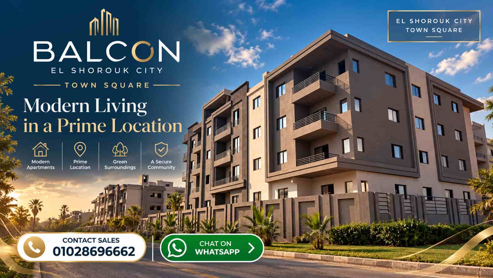BALCON – El Shorouk City, Town Square